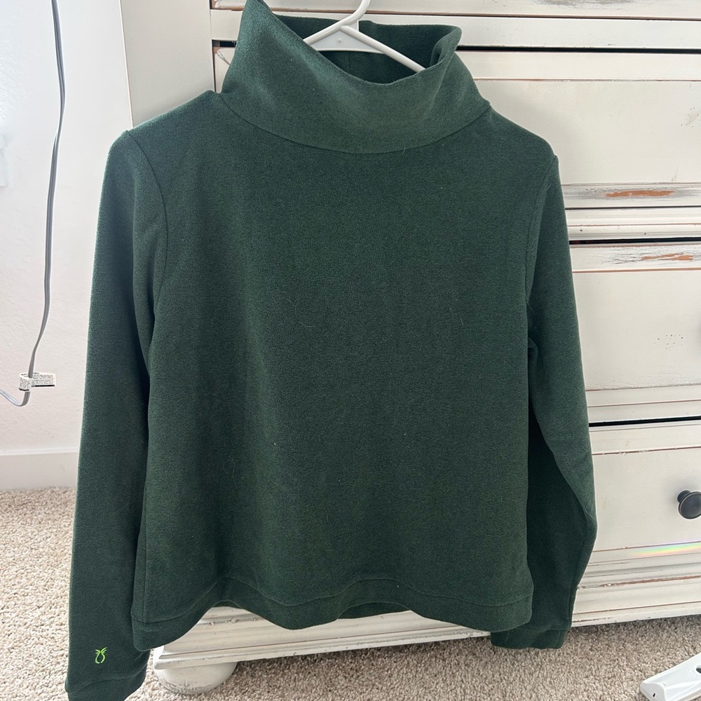NWOT Dudley Stephens Park Slope Forest Green Turtleneck Sweater